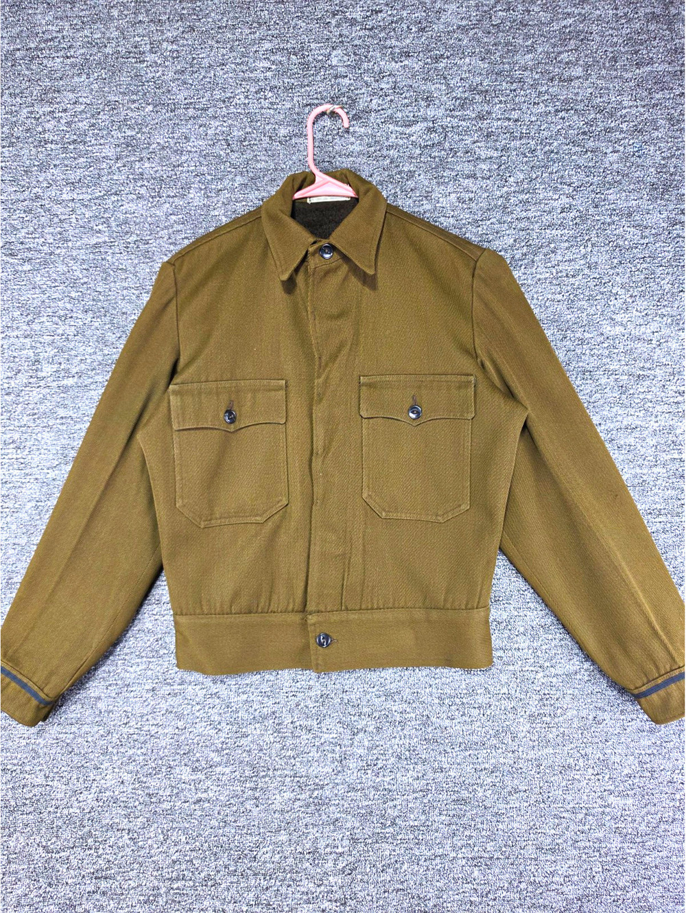 1950s Caleb V Smith & Son UPS United Parcel Service Work Jacket Brown Sz 36/34